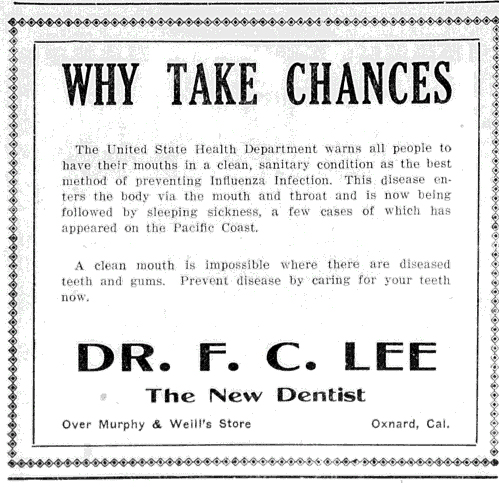 Flu Fighters: The 1918 Flu Pandemic in Oxnard - Museum of Ventura