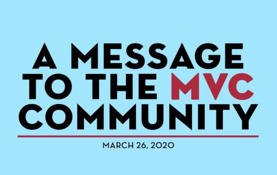 Message from MVC Executive Director—March 26, 2020