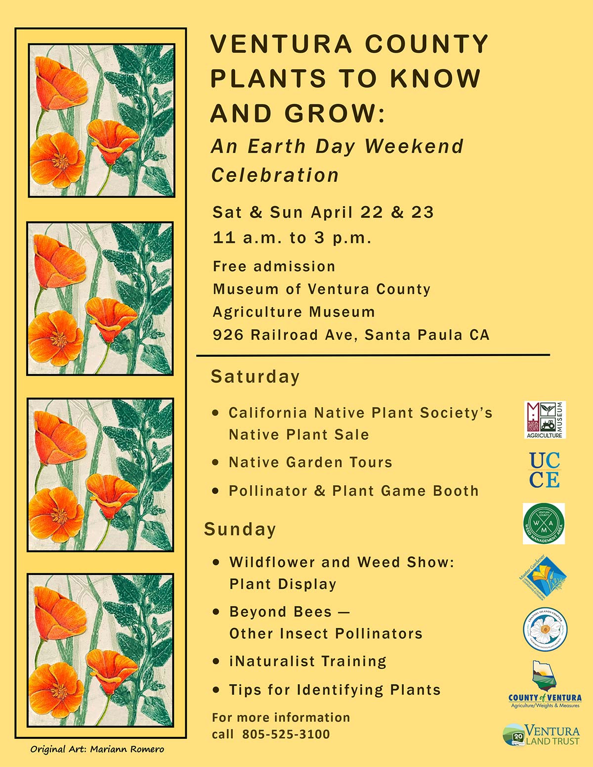 Ventura County Plants to Know and Grow Event Flyer