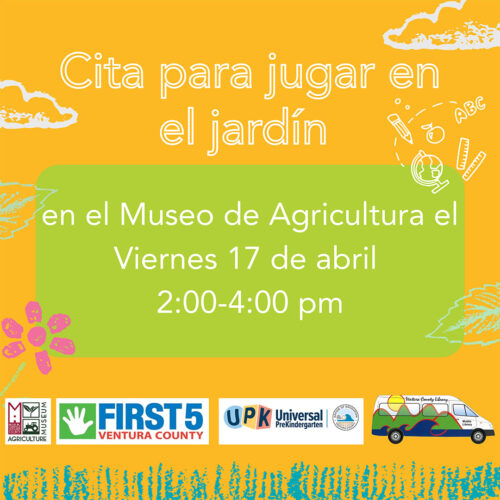 Cita para jugar en el jardín